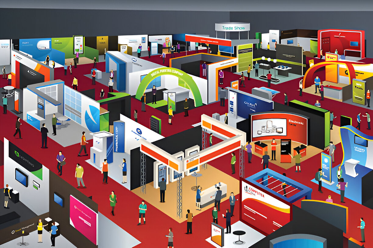 Exhibitions & Trade Shows illustration